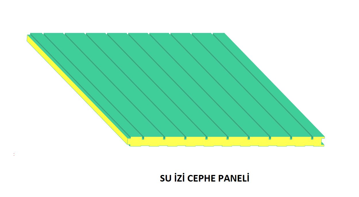 Su İzli Cephe Panel